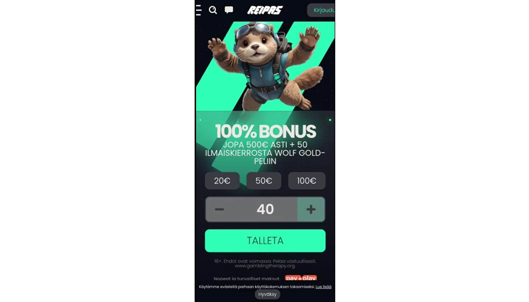 reipas casino kokemuksia