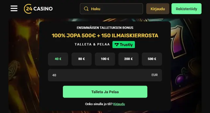 24Casino talletus 24Casino talletus