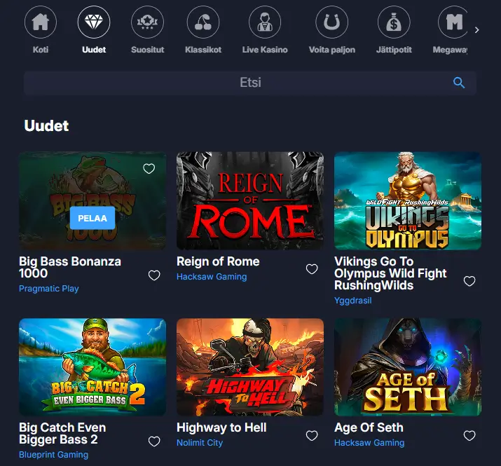 Nubet Casino pelit Nubet Casino pelit