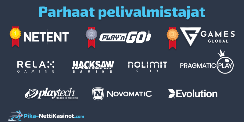 Parhaat pelivalmistajat 2025 Parhaat pelivalmistajat 2025