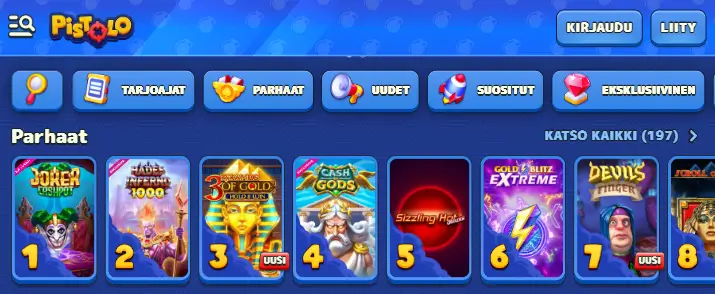 Pistolo Casino pelit Pistolo Casino pelit
