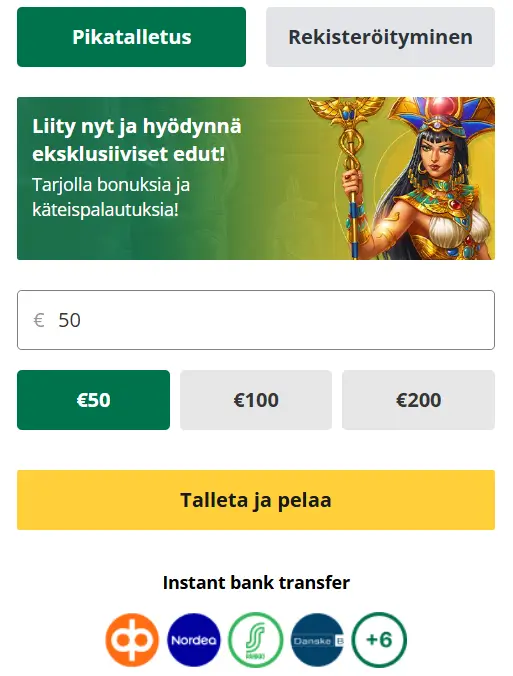 Qbet Casino talletus Qbet Casino talletus