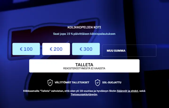Slotti Casino talletus Slotti Casino talletus