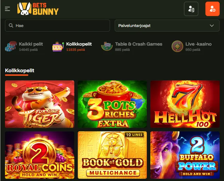 Bets Bunny Casino pelit Bets Bunny Casino pelit