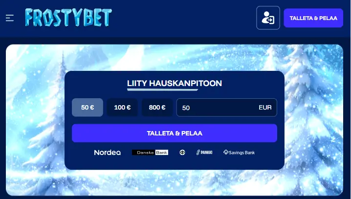 FrostyBet talletus FrostyBet talletus