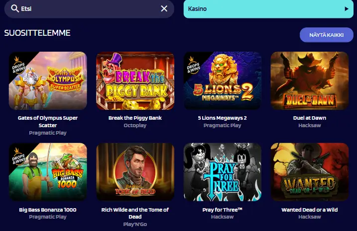 Lyrabet Casino pelit Lyrabet Casino pelit
