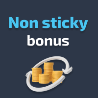 Non sticky bonus
