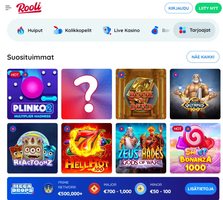 Rooli Casino pelit Rooli Casino pelit