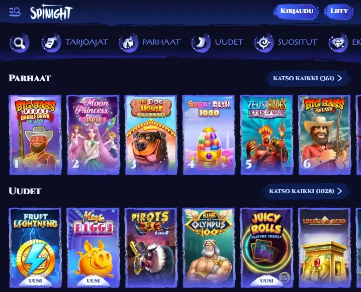Spinight Casino pelit Spinight Casino pelit