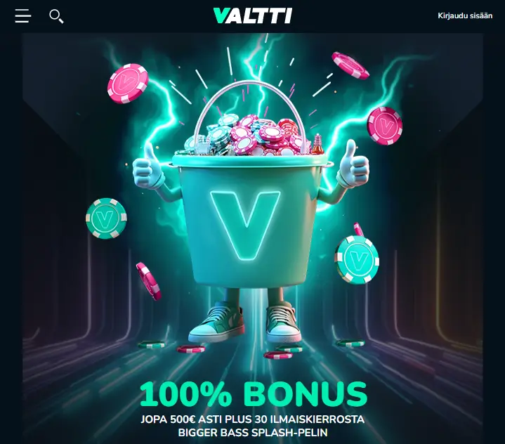 Valtti bonus Valtti Kasino bonus