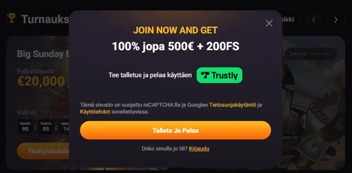 Gunsbet Casino talletus Gunsbet Casino talletus