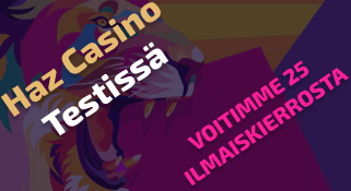 Haz Casino testissä - Voitimme 25 ilmaiskierrosta