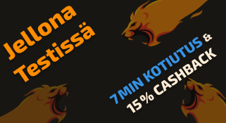 Jellona Casino testissa – 7 min kotiutus ja 15 % cashback