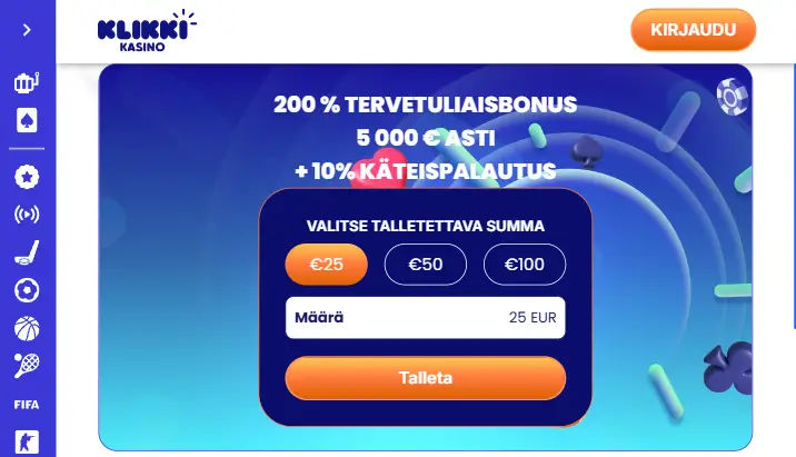 Parasta pikakasinoa - Klikki Parasta pikakasinoa - Klikki