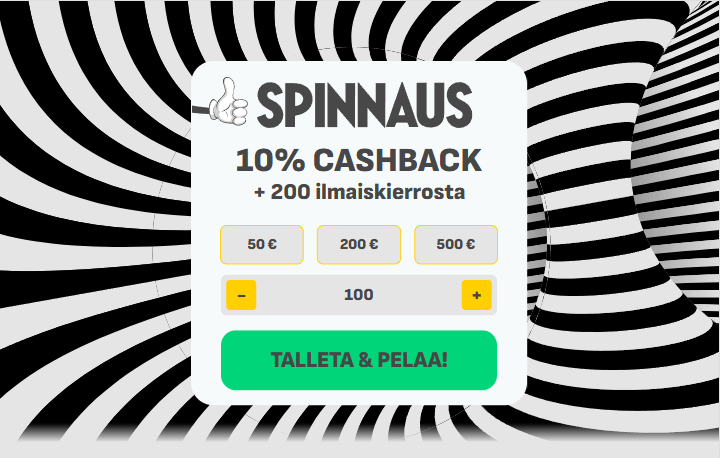 Parasta pikakasinoa - Spinnaus