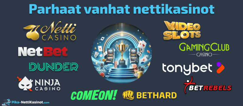 Parhaat vanhat nettikasinot Parhaat vanhat nettikasinot
