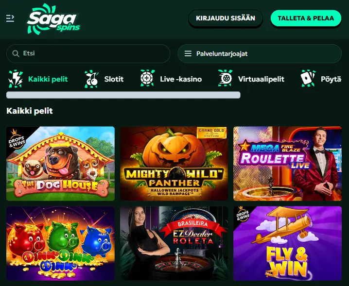 SagaSpins Casino pelit SagaSpins Casino pelit