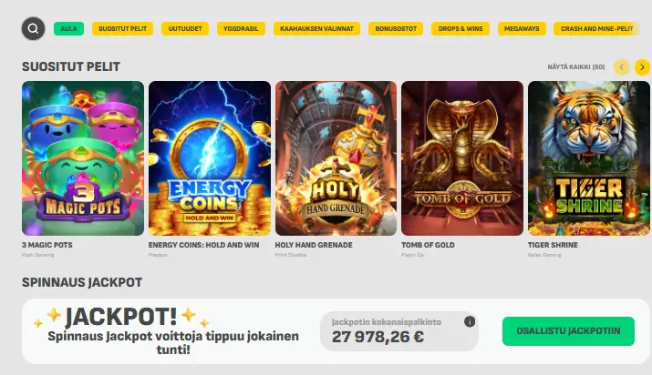 Spinnaus Casino pelit Spinnaus Casino pelit