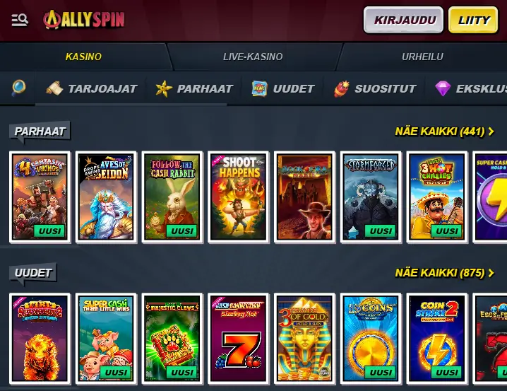 AllySpin Casino pelit AllySpin Casino pelit