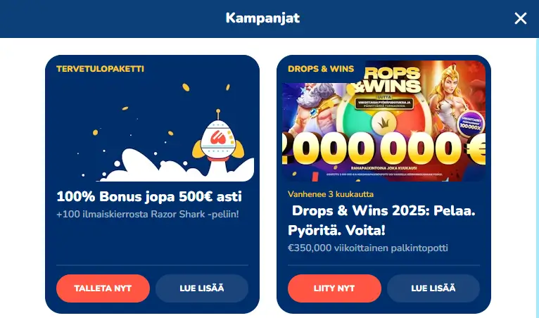 Buusti Kasino bonus Buusti Kasino bonus