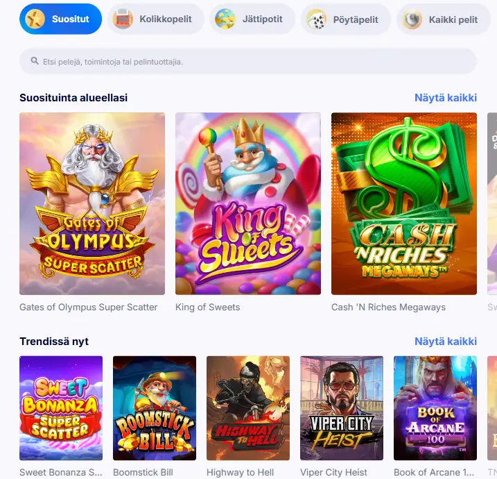 Casino Friday pelit Casino Friday pelit