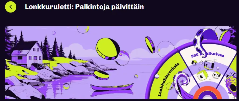 Lonkero – Lonkkuruletti käteispalkinnoilla Lonkero – Lonkkuruletti käteispalkinnoilla