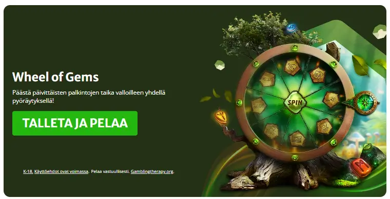 Lumo – Wheel of Gems on ilmainen bonuspyörä Lumo – Wheel of Gems on ilmainen bonuspyörä