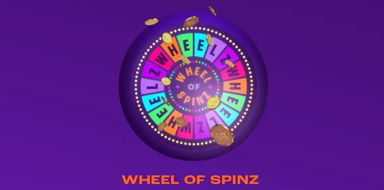 Wheelz – Wheel of Spinz omaperäisillä palkinnoilla Wheelz – Wheel of Spinz omaperäisillä palkinnoilla