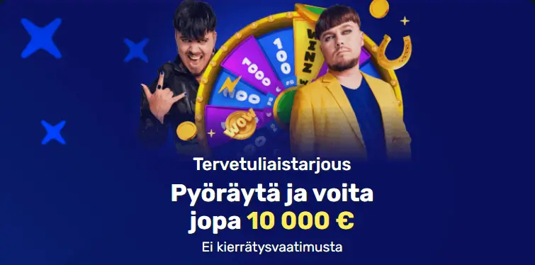 Winz – Wheel of Winzistä jopa 10 000€ Winz – Wheel of Winzistä jopa 10 000€