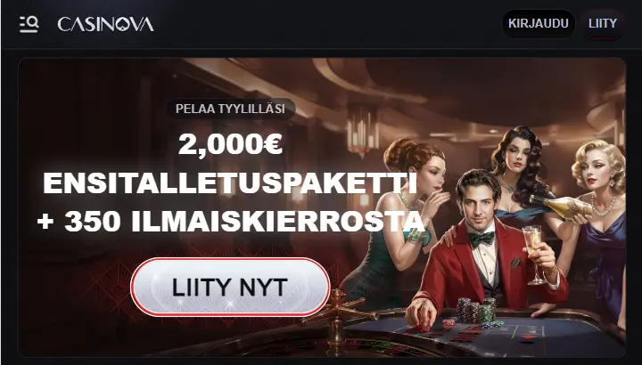Casinova Casino bonus