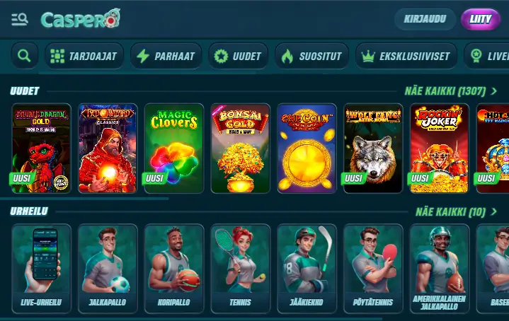 Caspero Casino pelit Caspero Casino pelit