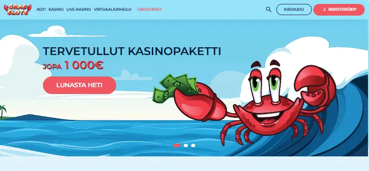 Crabslots Casino bonus
