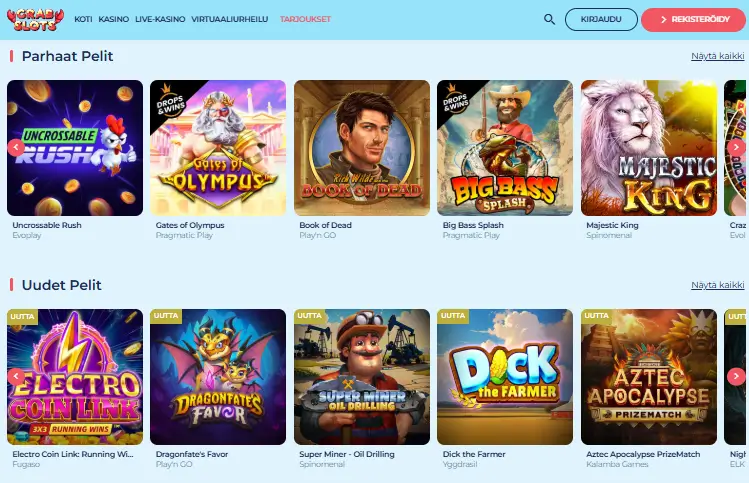 Crabslots Casino pelit
