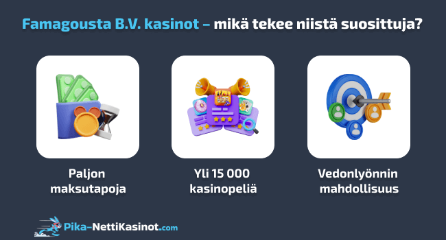 Famagousta B.V. kasinot – mikä tekee niistä suosittuja?