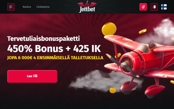 Jettbet Casino bonus