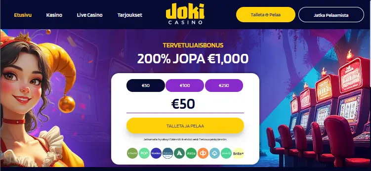 Joki Casino talletus