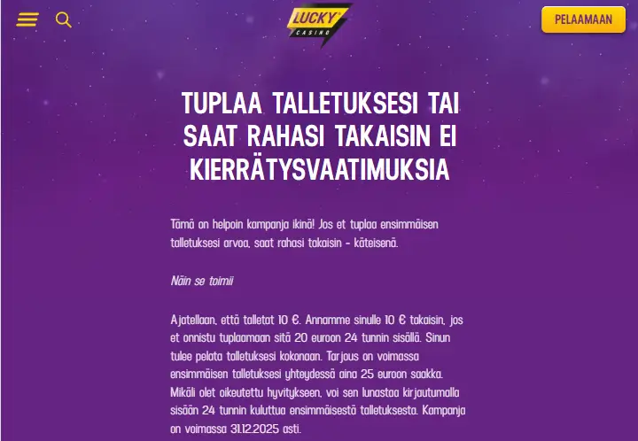 Lucky Casino bonus Lucky Casino bonus