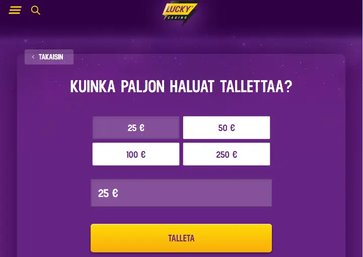 Lucky Casino talletus Lucky Casino talletus