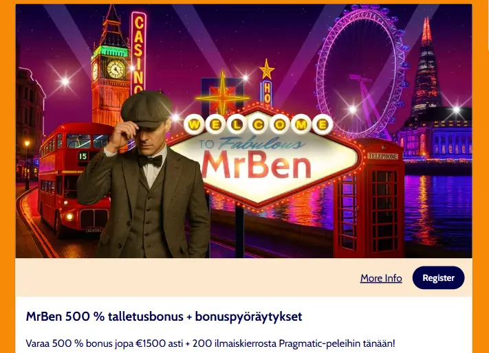 MrBen Casino bonus