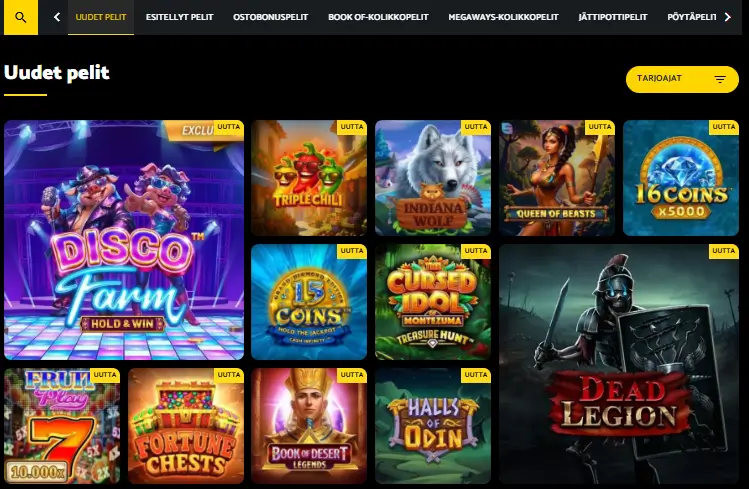 Palmslots Casino pelit