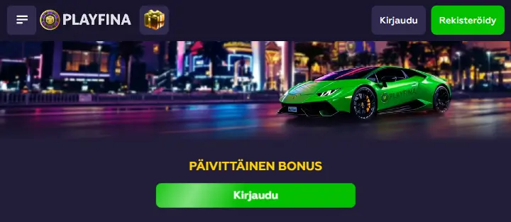 Playfina Casino bonus
