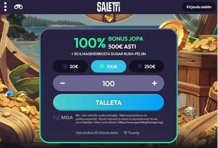 Parasta pikakasinoa - Saletti