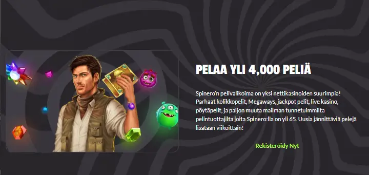 Spinero Casino pelit Spinero Casino pelit