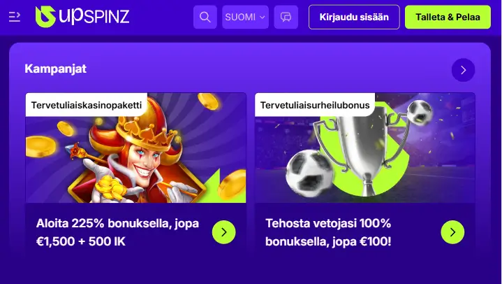 UpSpinz Casino bonus UpSpinz Casino bonus