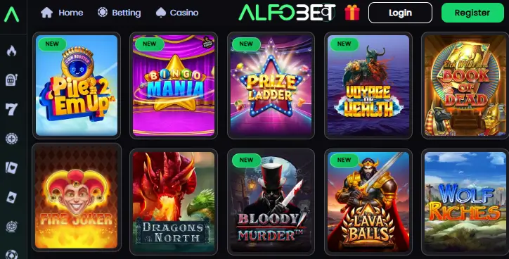 Alfobet Casino pelit Alfobet Casino pelit