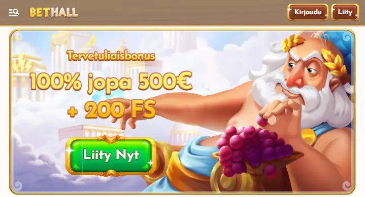 Bethall Casino bonus