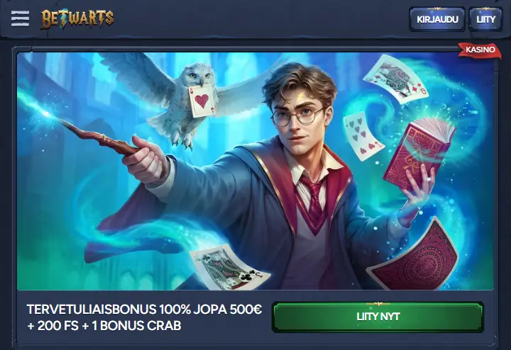 Betwarts Casino bonus