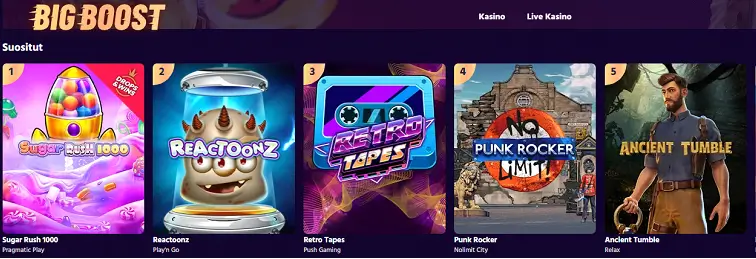 Big Boost Casino pelit Big Boost Casino pelit