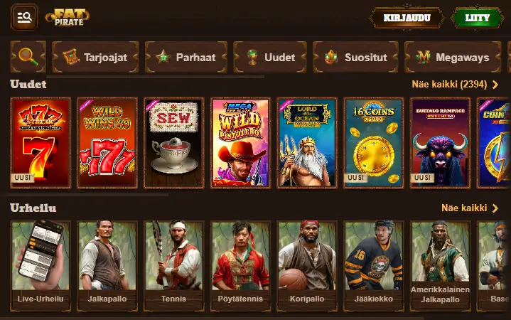 FatPirate Casino pelit FatPirate Casino pelit