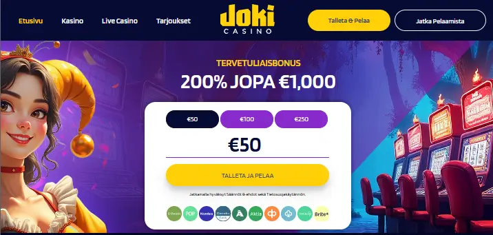 Parasta pikakasinoa - Joki Casino
